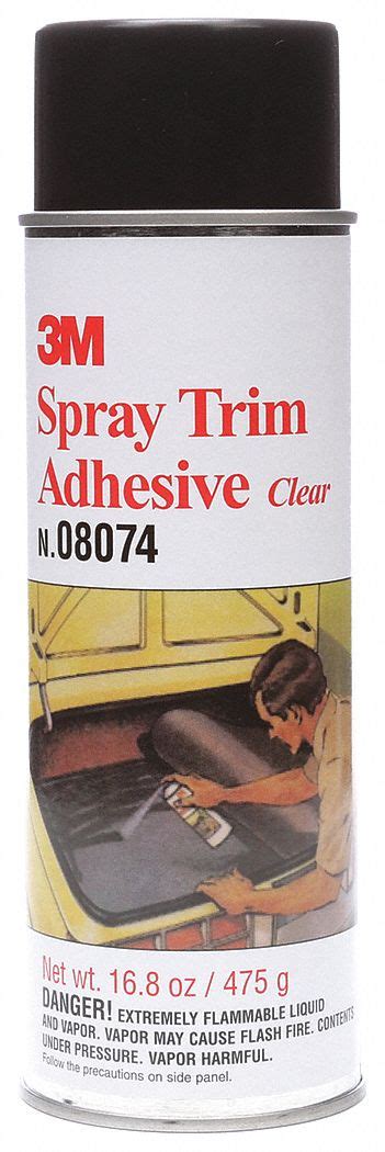 3m Spray Adhesive 08074 Vehicle Trim 24 Fl Oz Aerosol Can Yellow