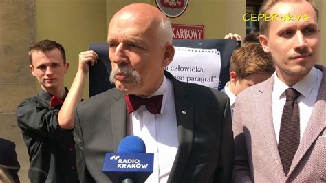 Kto osiąga dochód podlega karze grzywny Janusz Korwin Mikke i Konrad