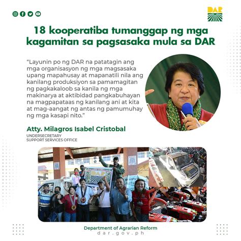 Department Of Agrarian Reform Philippines On Twitter Makikinabang Sa