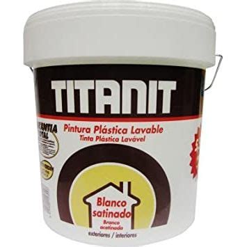 Pintura Titan Paredes Y Techos Satinado Titanit Interior Exterior