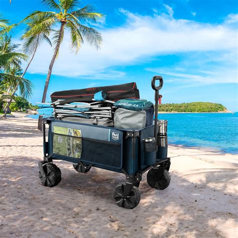 Timber Ridge Carro Plegable Plegable Carrito De Playa Resistente Con