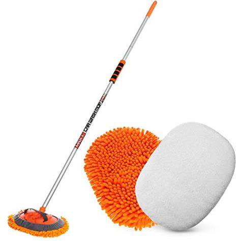 MATCC 62 Car Wash Mop Mitt Car Wash Brush With Long Handle Chenille