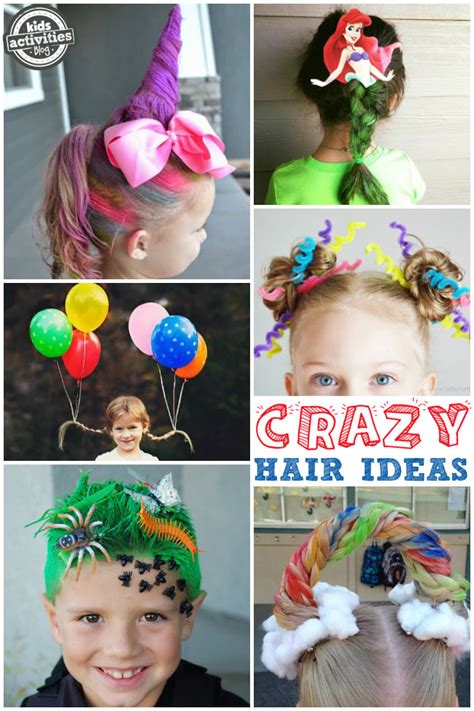 21 Silly Wacky And Easy Crazy Hair Day Ideas For School Kids