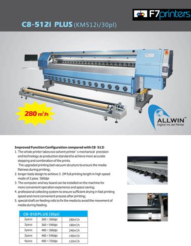 Automatic Allwin Solvent Printer At Best Price In Dubai F7 Shoppe