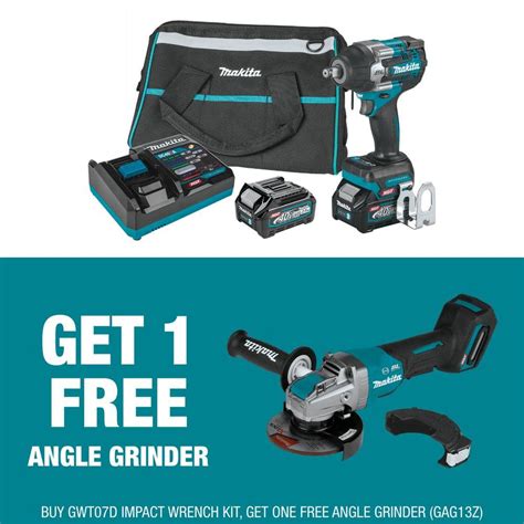 Makita 40V Max XGT Brushless 4 Speed Mid Torque 1 2 In Impact Wrench