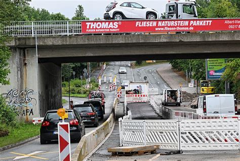 Neefestraße Brückenabriss erschwert Zufahrt zum Neefepark Blick