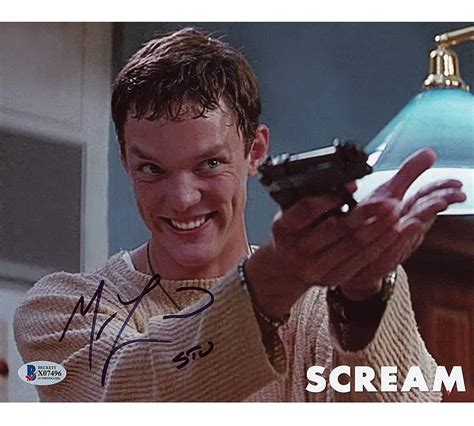 Matthew Lillard Signed Unframed Scream 8x10 Photo With Gun | Etsy