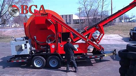 Pd1000tif Portable Tire Shredder Tdf Chipper Youtube