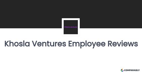 Khosla Ventures Employee Reviews | Comparably