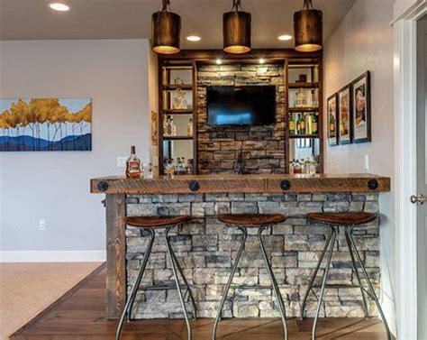 43 Unique Custom Bar Top Ideas Bars For Home Home Bar Design Rustic