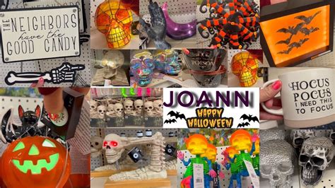 Joann S Halloween Code Orange Spooktacular Shop With Me