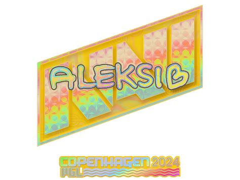 Sticker Aleksib Holo Copenhagen 2024 Buy Sell And Trade On DMarket