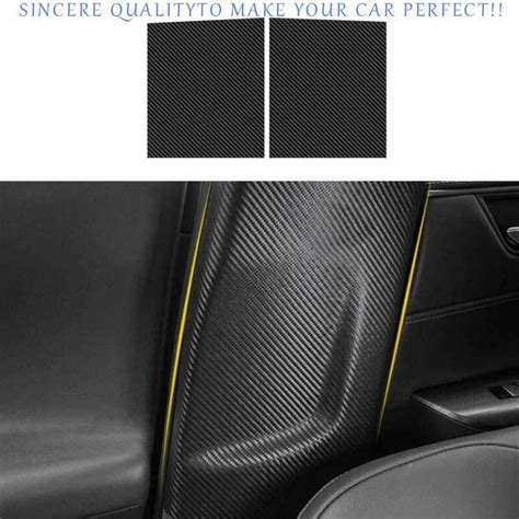 For Toyota Venza Harrier Carbon Fiber Rear B Column Panel