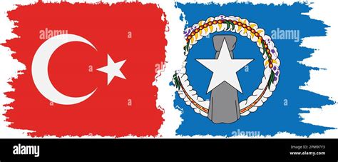 Northern Mariana Islands Turkey Flag Stock Vector Images Alamy