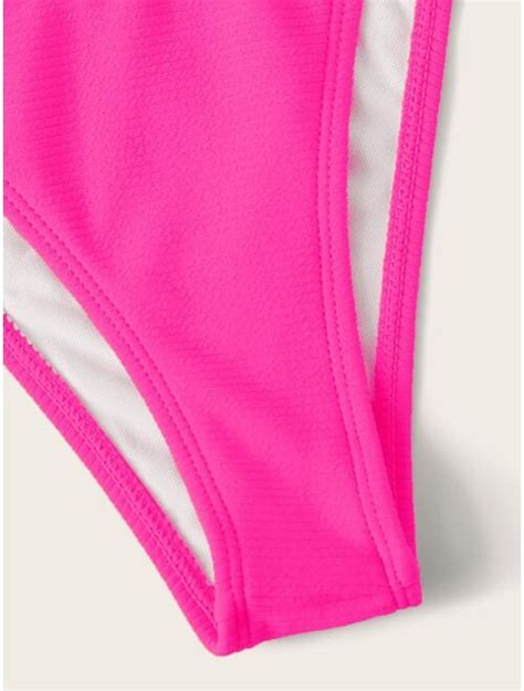 Buy Rib V Wired Ring Linked Bikini Swimsuit Online Topofstyle