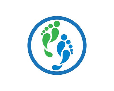 Foot Logo Template White Female Foot Vector, White, Female, Foot PNG ...