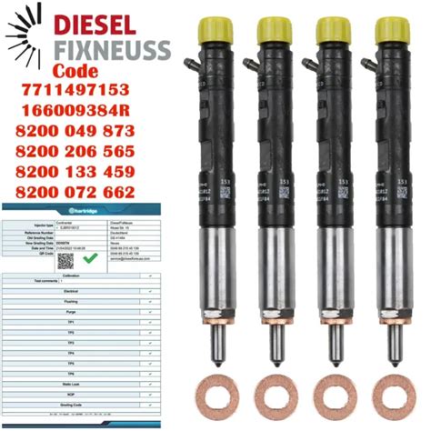 X Injecteur Renault Kangoo Dci Ejbr A Ejbr Z Delphi