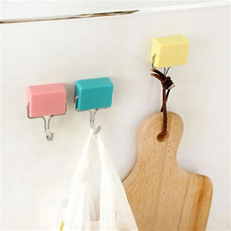 Organizer Shelf Creative Tools Magnetic Hooks School Locker Hook Refrigerator Hanger 5.28-in ...