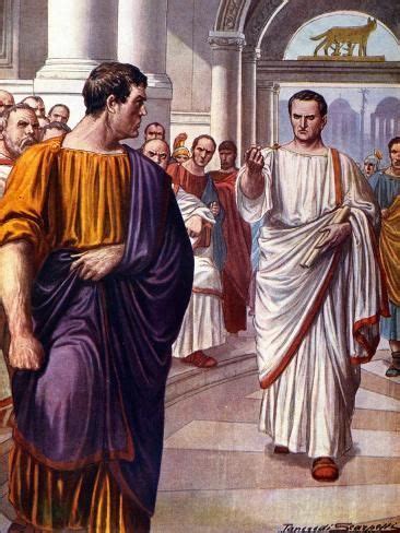 The Roman Statesman Ciceron Marcus Tullius Cicero 106 43 Bc