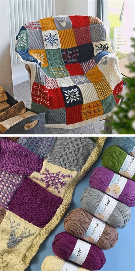 Highland Christmas Blanket Knit Along Free Knitting Pattern Knitting