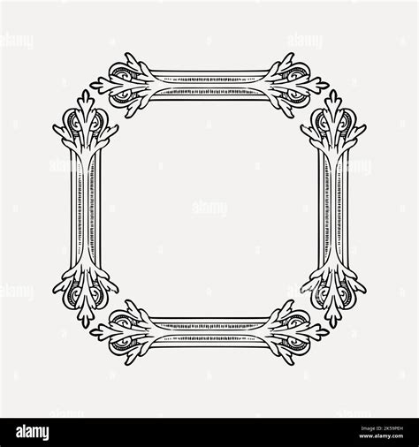 Garland frame clipart, drawing illustration vector Stock Vector Image & Art - Alamy