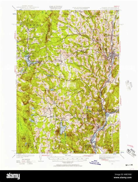 Map Of St Johnsbury Hi Res Stock Photography And Images Alamy