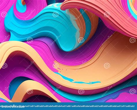 Abstract Liquid Watercolor Waves Background For Art Design Stock Illustration Illustration Of