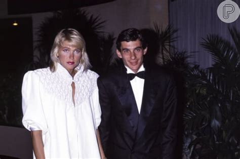 Foto Namorada De Ayrton Senna H Anos Xuxa Recebeu O Piloto No