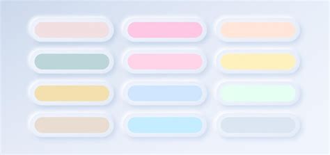 Premium Vector Trendy Pastel Colour Guide Palette Catalog