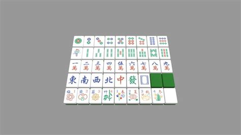 Mahjong 3D models - Sketchfab