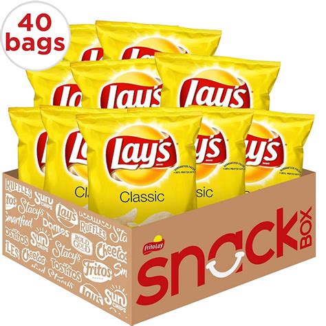 Amazon 40ct Snack Bags Lays Potato Chips