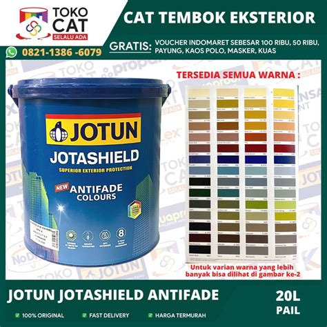 Jual Cat Tembok Jotun Jotashield Antifade Bisa Request Warna L Pail