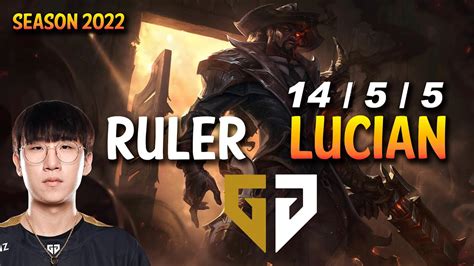 Gen Ruler LUCIAN Vs DRAVEN ADC KR Ranked YouTube