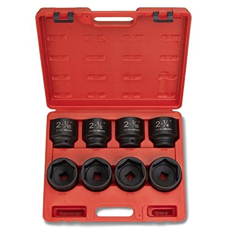 Neiko 02392a 34 Drive Jumbo Impact Socket Set 8 Piece Shallow Socket Set Standard Sae Sizes