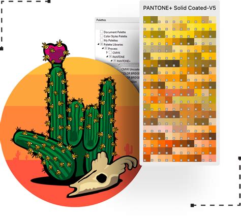 4 Examples Of Pantone Color Palettes For Print In CorelDRAW