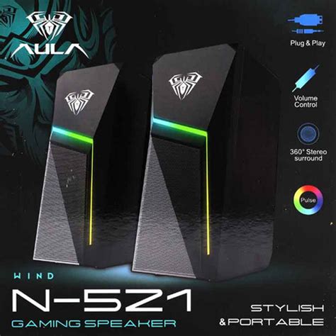 Aula Wind N Rgb Desktop Gaming Speaker Lazada Ph