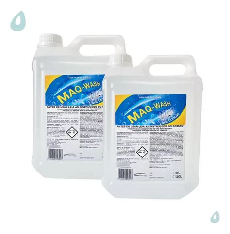 Kit 2 Maq wash 5l Detergente Para Máquina De Lavar Louças