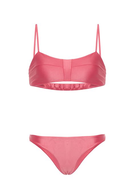 Alessandra Ambrosio Flaunts Her Incredible Figure In A Red Bikini From Her Swimwear Brand In