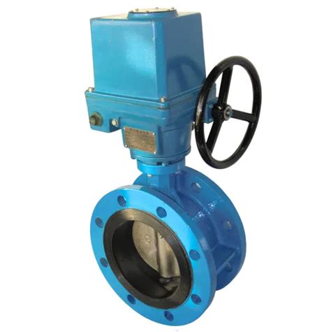 Center Line Resilient Seated Awwa C207 Double Flanged Butterfly Valve