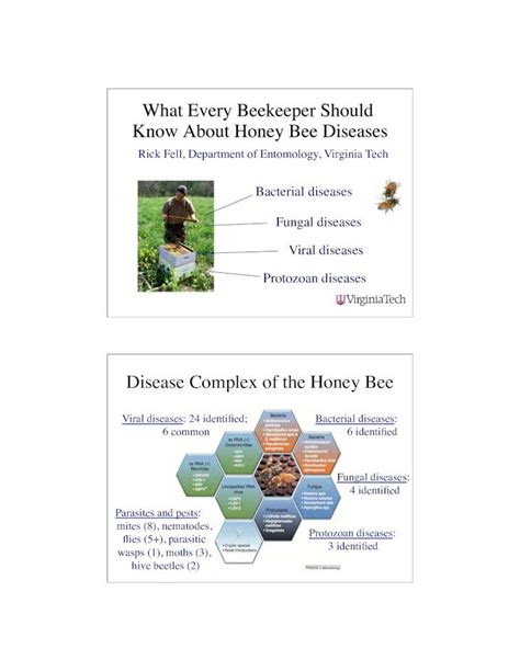 Pdf Disease Complex Of The Honey Bee · Disease