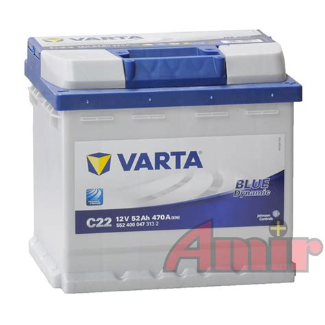 Akumulator Varta Blue 12V 52Ah 470A C22