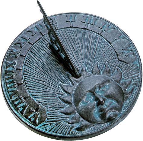 Amazon Verdigris Finished Cast Iron Dragonfly Sundial With