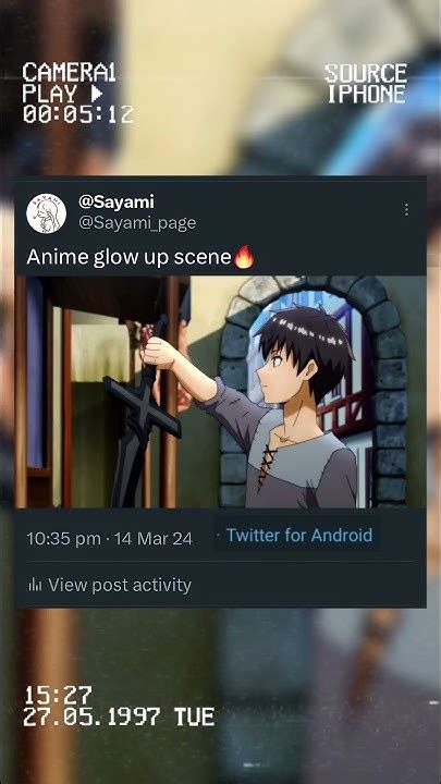 Best Glow Up Anime Moments🔥 Anime Animeshorts Animeedit Sayami7011 Youtube