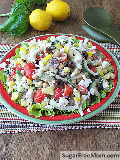 Mediterranean Tuna Chickpea Salad With Lemon Tahini Dressing