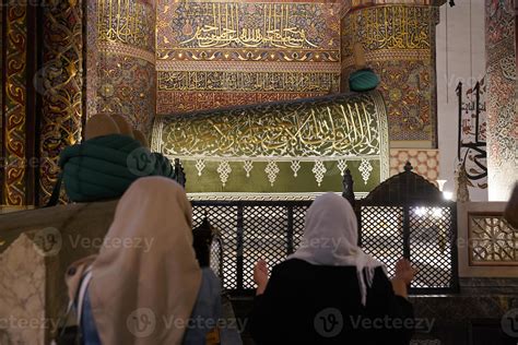 Sarcophagus Of Mevlana In Mevlana Museum Konya Turkiye Stock