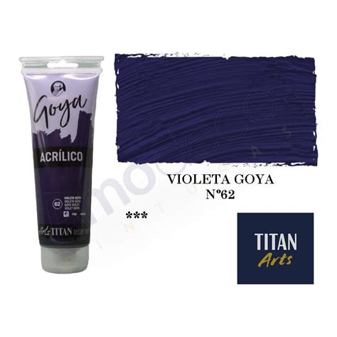 Acr Lico Goya Estudio Pintura Color Violeta Goya N Titan Arts