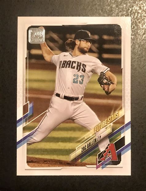 Topps Series Zac Gallen Future Stars Base Card Diamondbacks Ebay