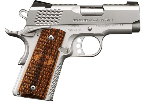 Kimber Stainless Ultra Raptor Ii 45 Acp Pistol 3 Barrel 71 Round