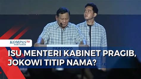 Isu Komposisi Menteri Kabinet Prabowo Gibran Jokowi Ikut Titip