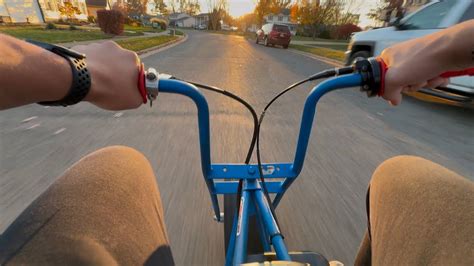 Sunset Ride On Fully Built Predator Mini Bike Youtube